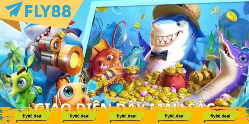 Giao diện game bắn cá trực tuyến đặc sắc Giao diện game bắn cá trực tuyến đặc sắc